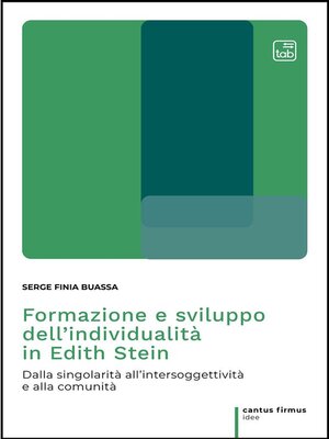 cover image of Formazione e sviluppo dell'individualità in Edith Stein